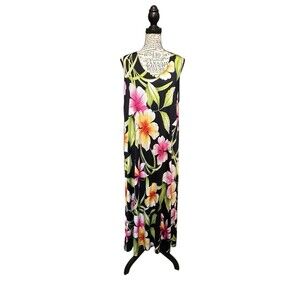 Napua Collection Honolulu Sundress M/L Floral  Tropical Fairy Whimisgoth Vacatio